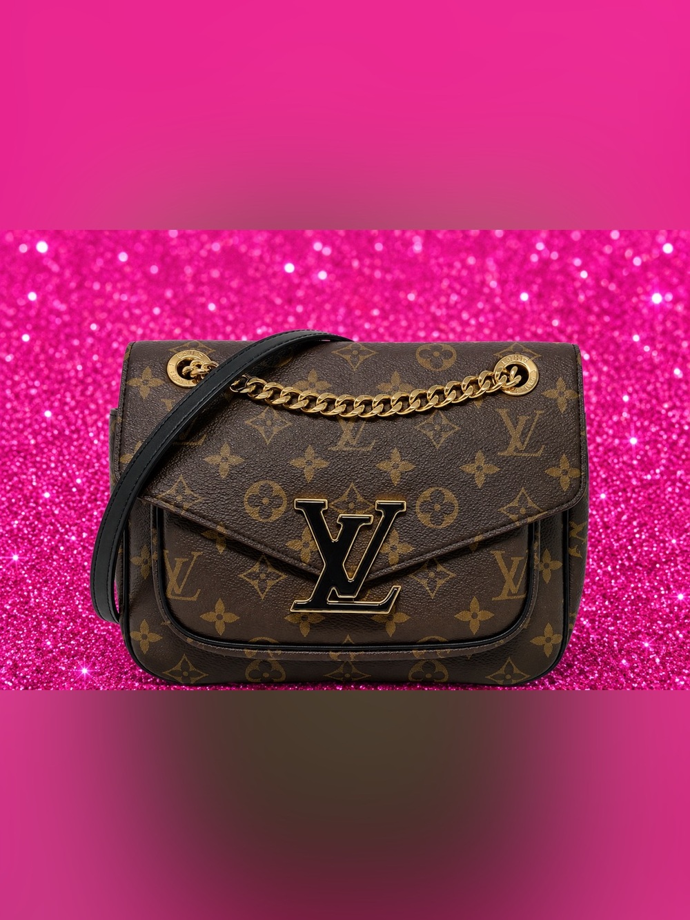AUTHENTIC😍LV PASSY NM MNG BROWN MONOGRAM